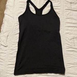 Lululemon BLACK Ebb to street tank. Regular length. Size 6. Perfect condition.